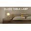 Lampe de table sur pied en métal 13 anneaux