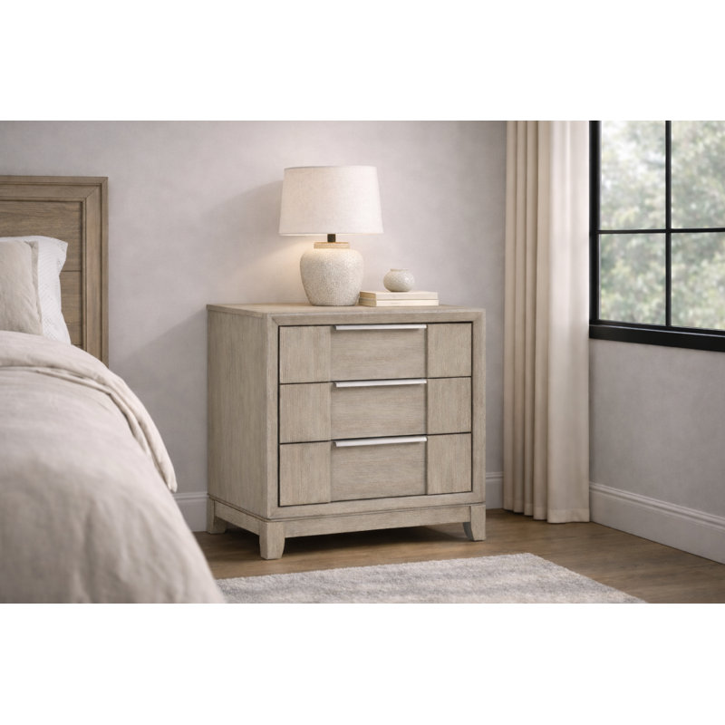 McGowen 28"W 2-Drawer Nightstand