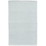 Herringbone Pearl Grey/White Handwoven Indoor/Outdoor Rug