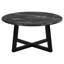 Table basse ronde à plateau en marbre
