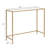 Keyiona 39.37'' Glass Top Console Table
