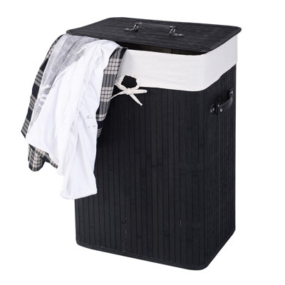 Bamboo Laundry Hamper with Handles
