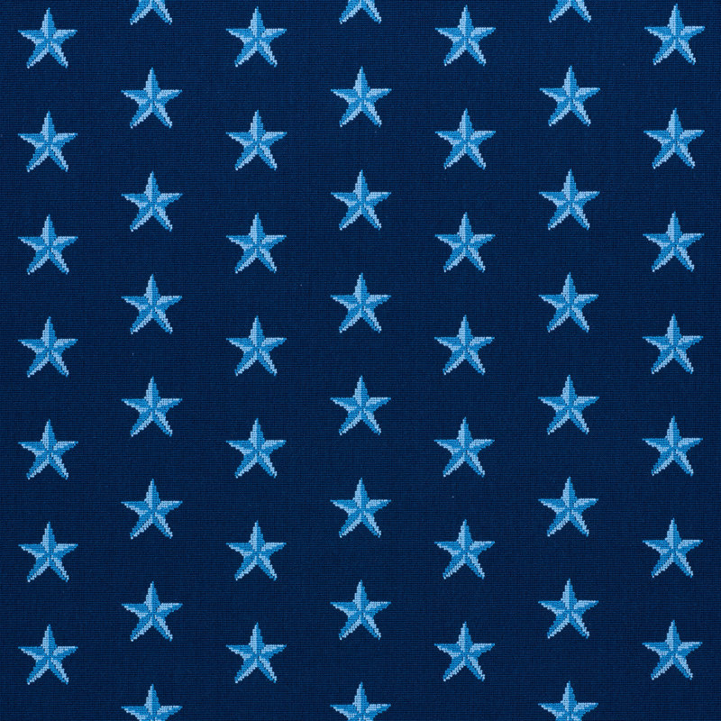 Star Épinglé Fabric, Blue