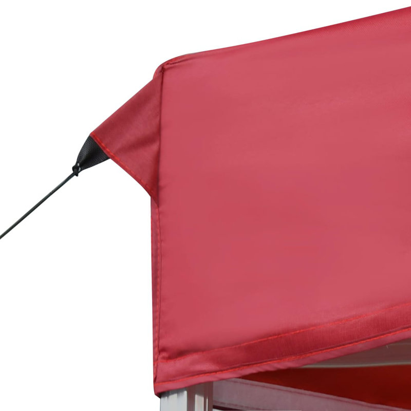 Abital 3m x 6m Metal Party Tent, Red