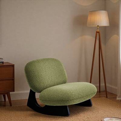 Mid-century Simple Single Rocking Chair.