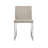 Aria Metal Sled Dining Chair in Wool-2058278639-2058267524