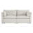 80" W Super Wide Modular Power Sofa with 2 Pillows-1302980077