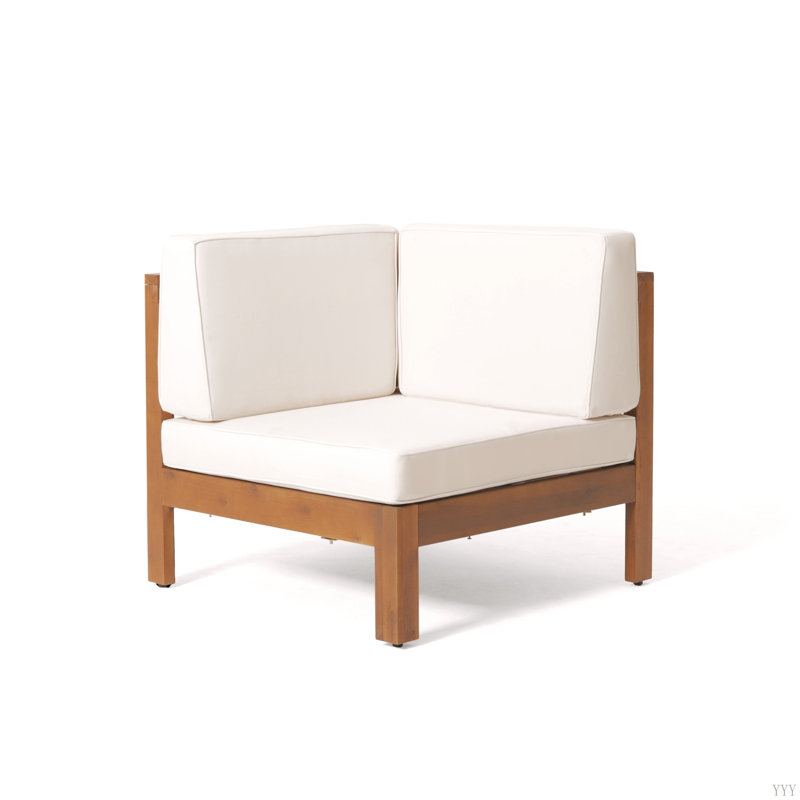 FAUTEUIL DE COIN BRAVA, Bois, Beige