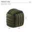 Repose-pieds en tissu Chenille-1124140841