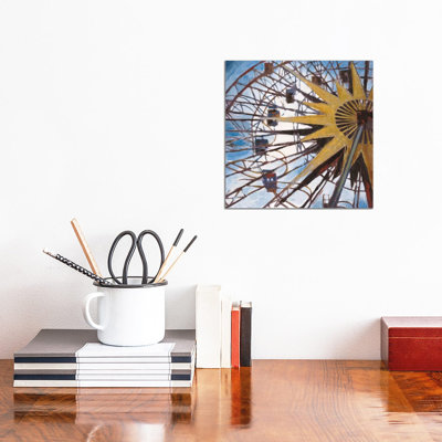 Ferris Wheel 1 Piece Wrapped Canvas Painting