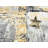 Nason Collection Abstract White/Gold Area Rug,-780704746