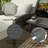 Double Chaise Lounge With Adjustable Back And Cushions-2104425022