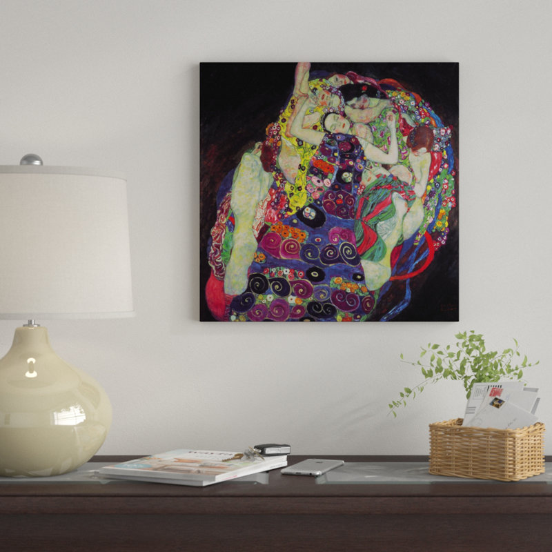 « the virgin, 1913, square » par gustav klimt,, reproduction d’impression sur toile tendue, H 12 po x l 12 po x P 0,75 po