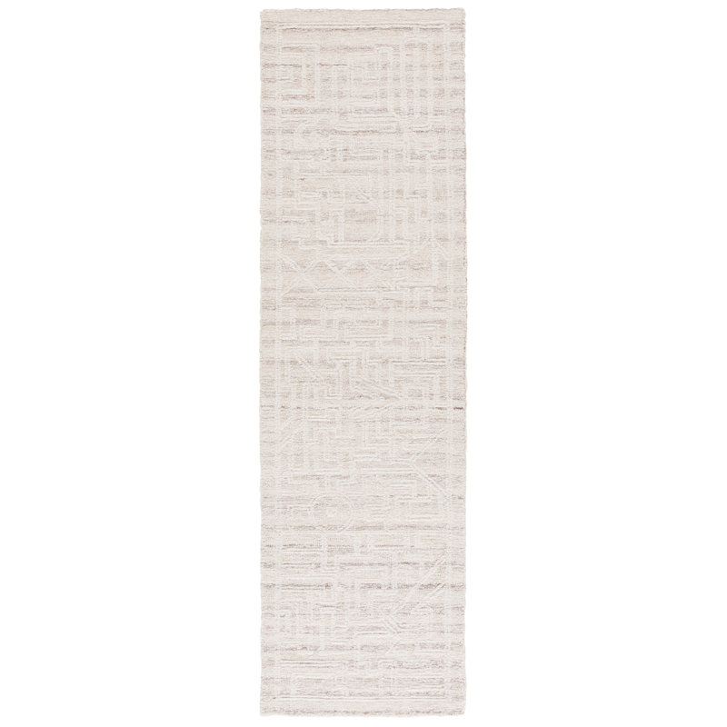 Lanny Hand Tufted Wool Pile Southwestern Rug, Runner 2'3" x 8'