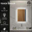 Miroir de salle de bain à intensité variable avec lumières DEL, 3 couleurs et fonction mémoire-262133222