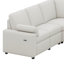 Canapé modulaire inclinable électrique pour cinéma maison avec canapé modulaire et porte-gobelets, ports USB et prise de courant-116879172