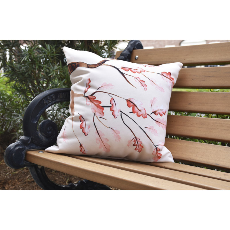 Housse de coussin d'extérieur carré en moisson et insert Harvest, 16 po x 16 po, Crème