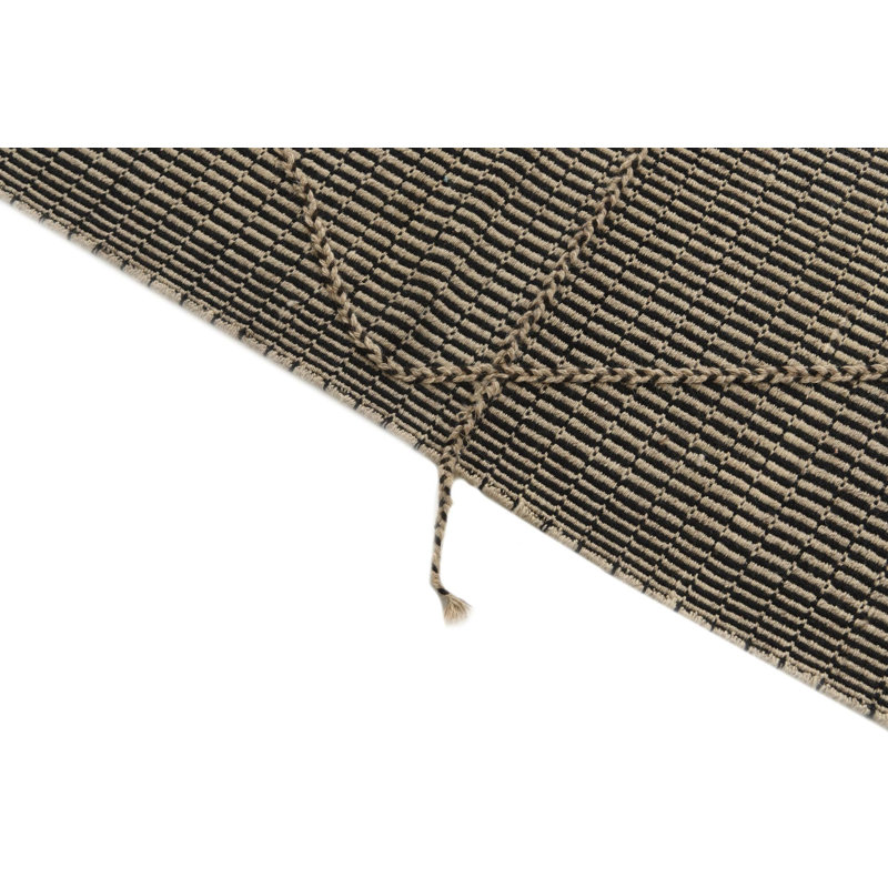 Tapis noir et blanc Overbeck