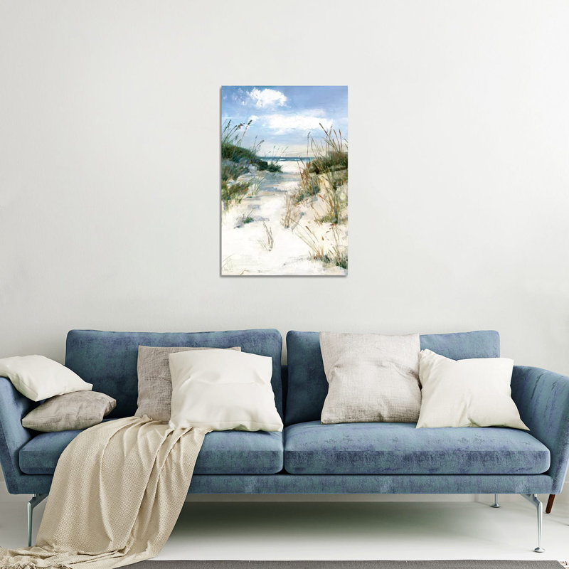 «Dune View» par Sally Swatland - reproduction d'art, H 24 po x l 16 po x P 0,25 po, Unframed