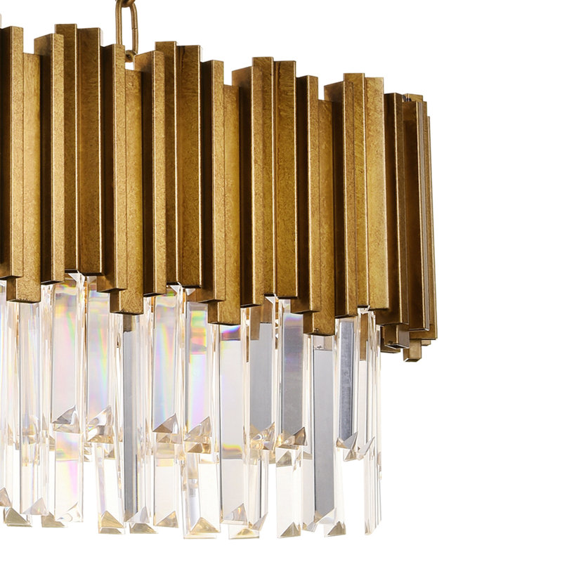 Mamuni 9 - Light Dimmable Tiered Chandelier