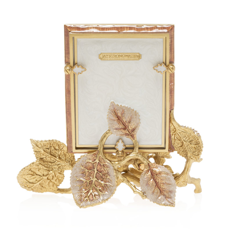 Cadre photo hortensia Colbie, Crème / doré