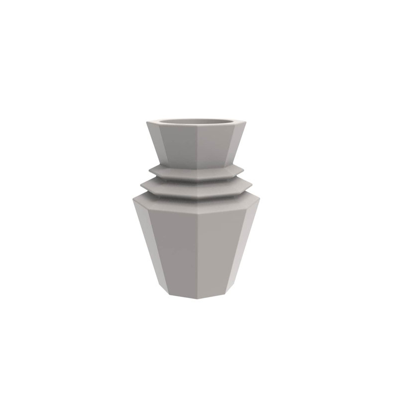 Origami - Hinoki Planter, Ecru, 31.5" H x 20.25" W x 20.25" D