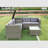 4 - Person Patio Conversation Set with Cushions-168666515-168666514