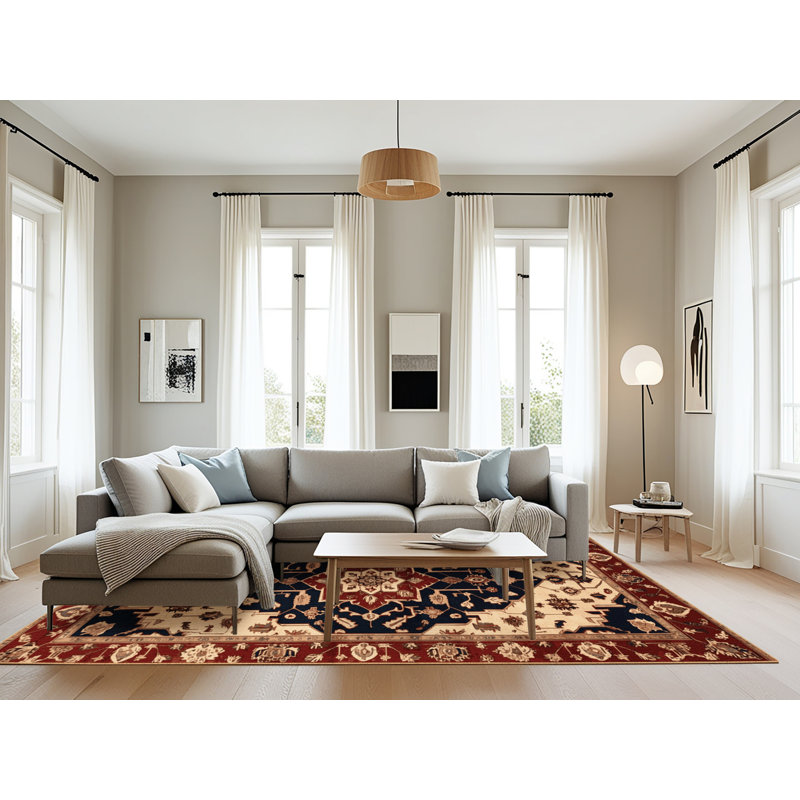 Tapis brun lavable à la machine, Rectangulaire 8 pi x 12 pi