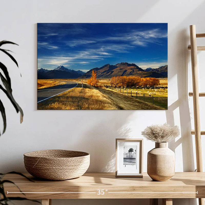 Paysage de ferme Alvord Canterbury, H 16 po x l 24 po