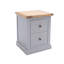 Conn 45cm W Solid + Manufactured Wood Bedside Table-981666198