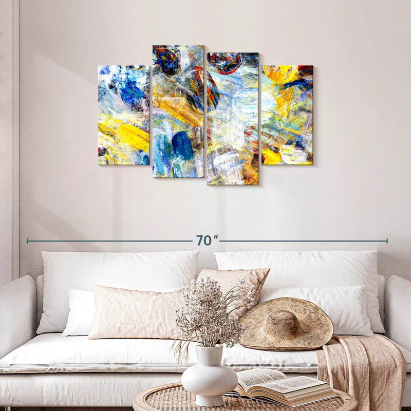 Avery Bright Abstract, 27" H x 43" W