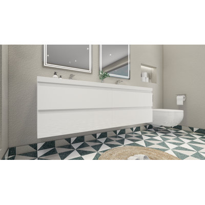 Drason Double Bathroom Vanity with Top