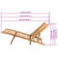 Santiago 161cm Long Reclining Teak Single Chaise