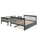 Gray Bunk Bed With Twin Over Full Setup, Trundle, And Handy Storage Arrangement, Functional Space-1644608563