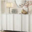 Buffet 4 portes orné d'accents linéaires complexes-1878131319