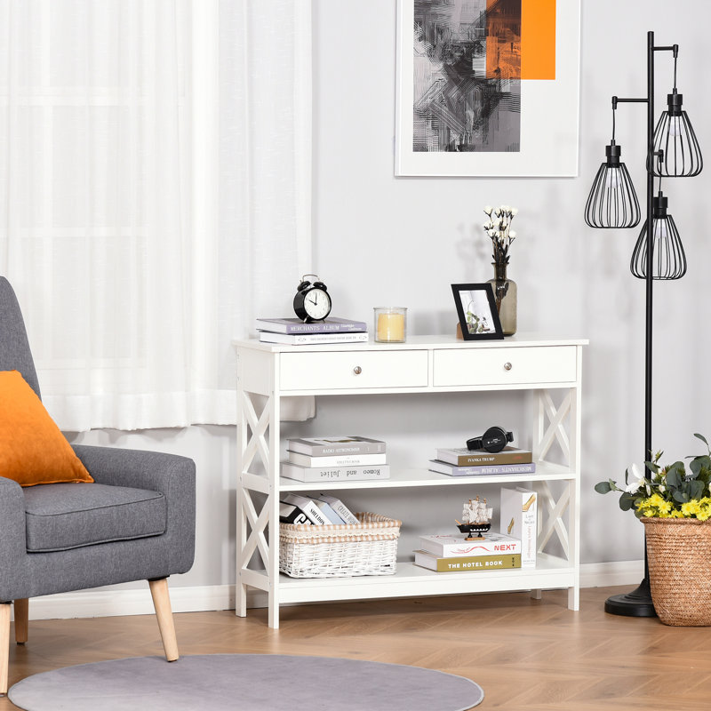 Console 39,25 po Adinath, Blanc