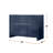 Navy Blue Double Bath Vanity 48 In. W X 20 In. D, With White Quartz Top-117978837