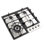 Cosmo 24" Stainless Steel Natural Gas 4 Burner Cooktop