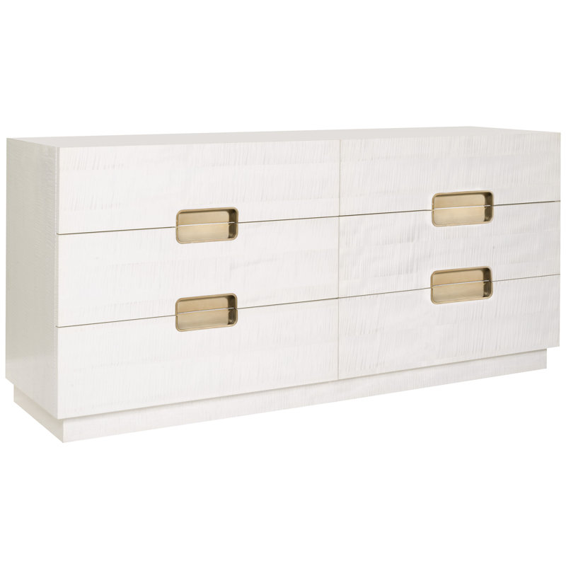 Splendor 6 - Drawer Solid Wood Dresser, Hampton