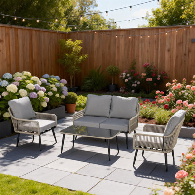 Rattan Sofa Set