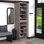 Armoire à chaussures modulaire avec rangement 21,38 po