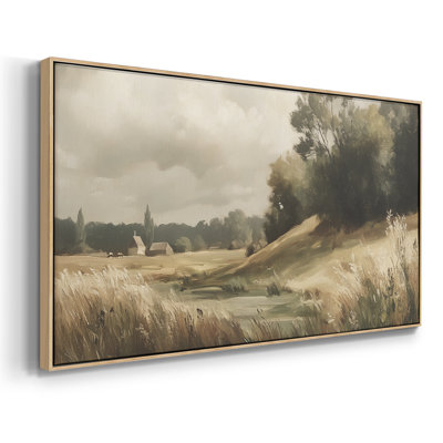 Landscape Series-LXXVII Framed Canvas Print