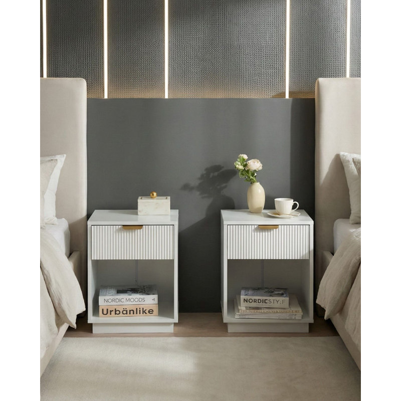 40cm W Bedside Table