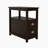 End Table Narrow Nightstand With Two Drawers And Open Shelf