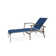 Askar Outdoor Rust-Resistant Metal Chaise Lounge