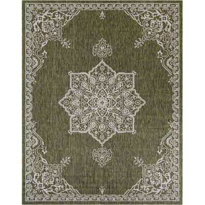Tapis transitionnel Tollefson couleur forêt