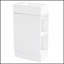 Meuble-lavabo de salle de bain avec lavabo et tablette réversible à deux niveaux, fabrication en panneau de fibres à densité moyenne durable pour un rangement et un style améliorés-991492911