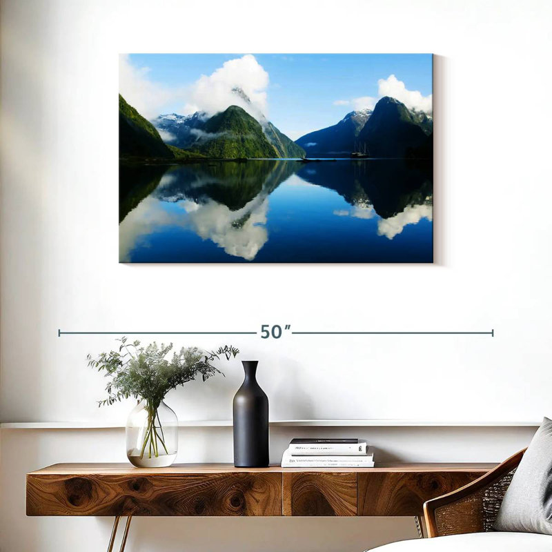 Nicci Clouded Milford Sound, 24" H x 36" W