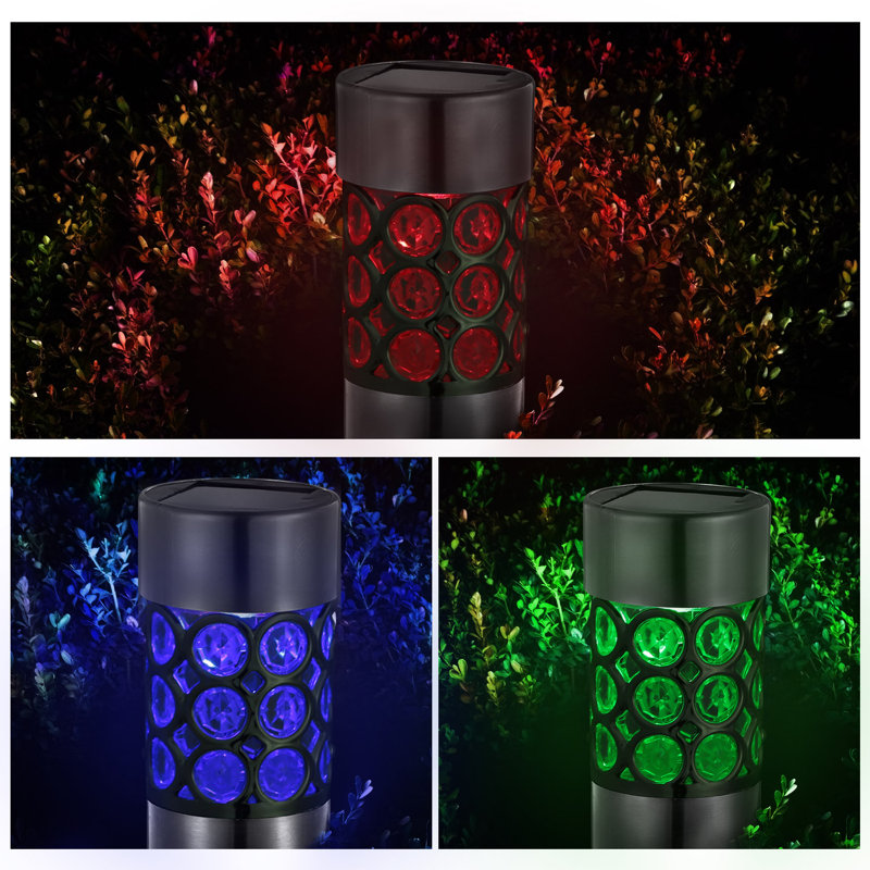 Outdoor Solar Light IP44 Waterproof RGB Garden Lamp Landscape Lawn Décor Light