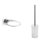 Muci 15.6" Wall Mounted Toilet Brush and Holder